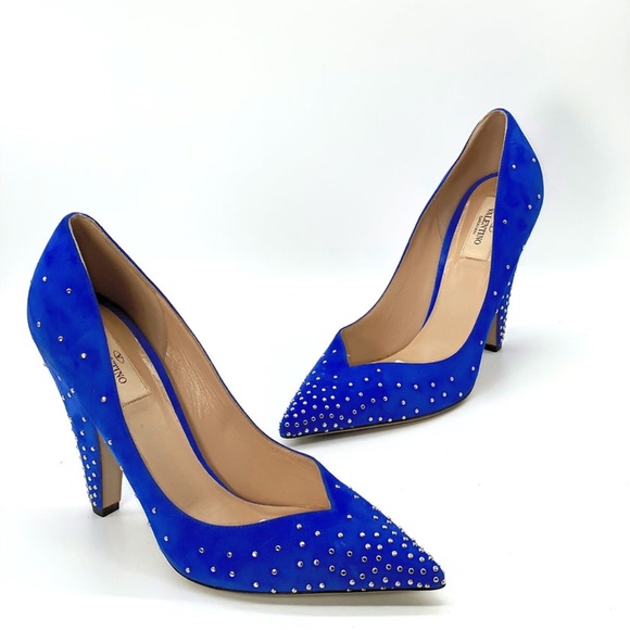 Valentino Suede Studded Pump - Picture 3 of 13